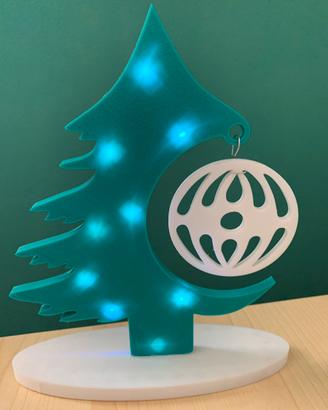 Alberello Natale illuminato 3D