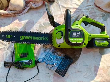 Motosega a batteria Greenworks 