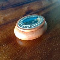 Scatolina in legno e argento 925