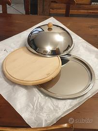 vassoio rotondo con tagliere AMC 