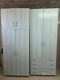 Coppia armadi per cameretta 