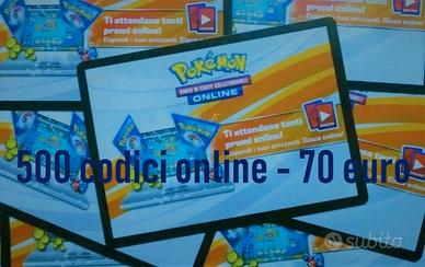 Pokémon GCC: 500 carte codice per il gioco online