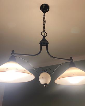 Lampadario rustico