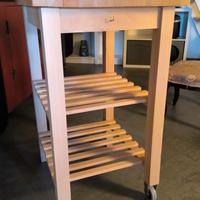 carrello faggio ikea 58x50