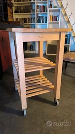 carrello faggio ikea 58x50