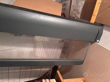 Tenda trasparente in pvc motorizzata