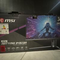 MSI MPG ARTYMIS 343CQR Monitor Gaming Curvo 34"