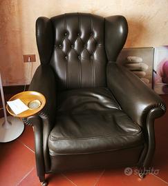 Poltrona Frau 1919  in pelle marrone