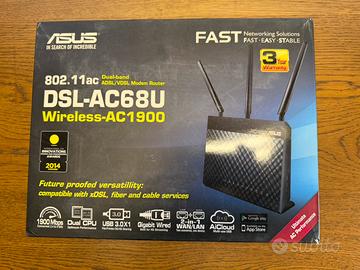 Model Router DSL / FTTH ASUS DSL-AC68U