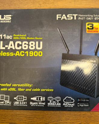 Model Router DSL / FTTH ASUS DSL-AC68U