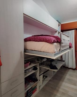 PARETE LETTO A SCOMPARSA CON SCRIVANIA