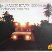 046 - DEPLIANT RANGE ROVER CAMEL TROPHY '81 - DE