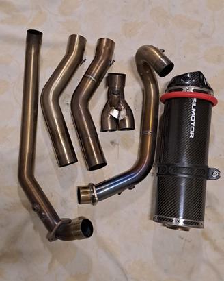 scarico singolo Ducati Hypermotard
