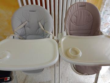 due seggiolini pappa Foppapedretti semi nuovi €200