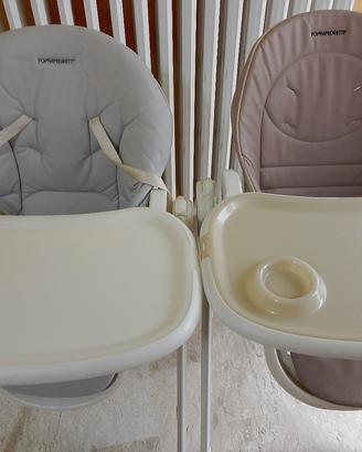 due seggiolini pappa Foppapedretti semi nuovi €200