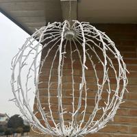 Sfera led per esterni luce bianco caldo