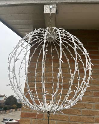 Sfera led per esterni luce bianco caldo