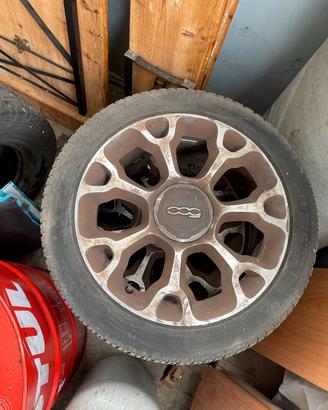 CERCHI IN LEGA DA 17 FIAT 500 X/L