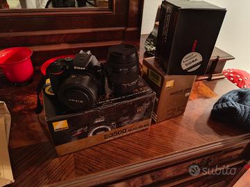 Nikon d3500 + Nikkor 35mm f1.8 + sigma 18-250mm 