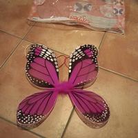 ali da farfalla carnevale bambina