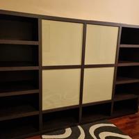 mobile scaffale legno massello libreria