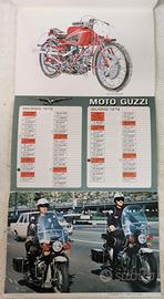 calendario INSEGNA Moto GUZZI '72 tabella ORIGINAL