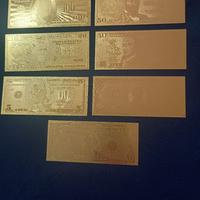 DOLLARI U.S.A. SERIE 7 PZ LAMINA D'ORO
