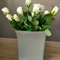 Vaso ceramica grigio