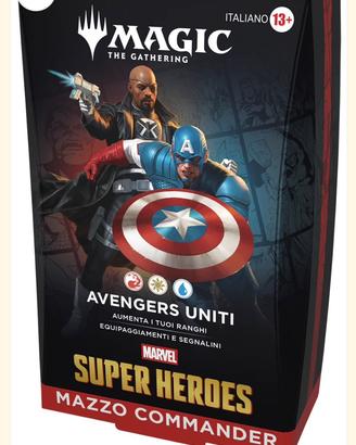 Mazzo magic commander Avengers uniti ITA
