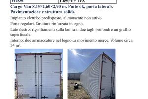 Cassa furgonata, box per furgoni e container
