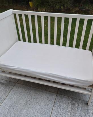 Lettino Ikea Sundvik bianco 60x120