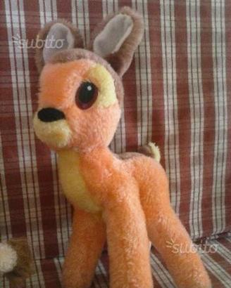 Peluche disney bambi e dumbo