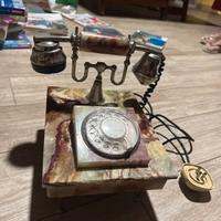 Vintage- Telefono in marmo funzionante, anni 70