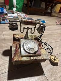 Vintage- Telefono in marmo funzionante, anni 70