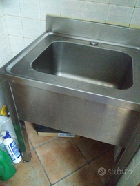 Lavandino acciaio inox professionale