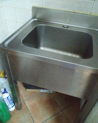 Lavandino acciaio inox professionale