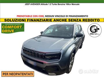 Jeep Avenger Altitude 1.2 Turbo Benzina Manuale Ne