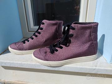 Borbonese sneakers alte donna tg 40 fantasia 