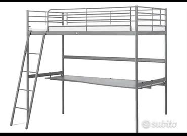 Scrivania ikea per letto a soppalco