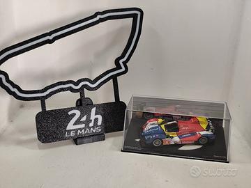 Set 24h Le Mans: Modellino Oreca 01 AIM + Insegna