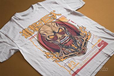T-Shirt Anime Attack on Titan | Shingeki no Kyojin