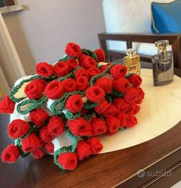 Coperta di rosa fatta a mano