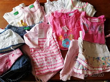 Lotto bimba estivo 6/9mesi (21 pezzi) cartellino