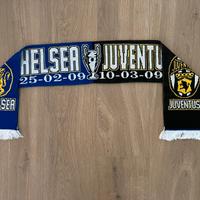 Sciarpa calcio Chelsea-Juventus