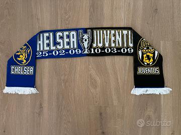 Sciarpa calcio Chelsea-Juventus