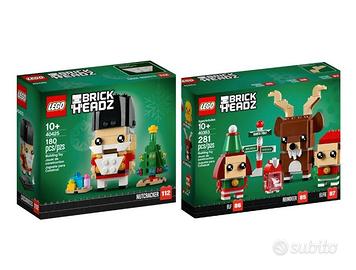LEGO 40274 Brickheadz Mr. & Mrs. Claus 40353 Renna