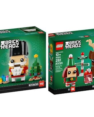LEGO 40274 Brickheadz Mr. & Mrs. Claus 40353 Renna