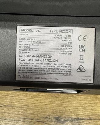 Autec model j4a type nz3qh