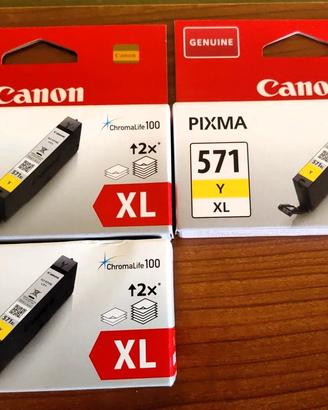 Cartucce Canon originali Nuove GIALLO XL