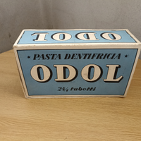 Scatola espositore ODOL vintage